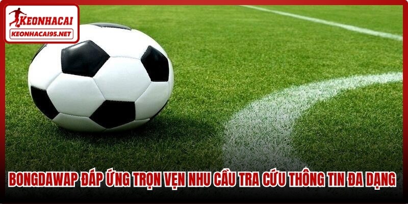 Bongdawap đáp ứng trọn vẹn nhu cầu tra cứu thông tin đa dạng của anh em