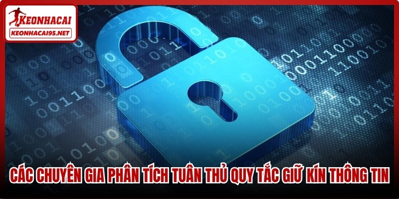 Chính Sách Bảo Mật - Quy Định Quan Trọng Ở Kèo nhà cái 2 Các chuyên gia phân tích tuân thủ quy tắc giữ kín thông tin của người dùng